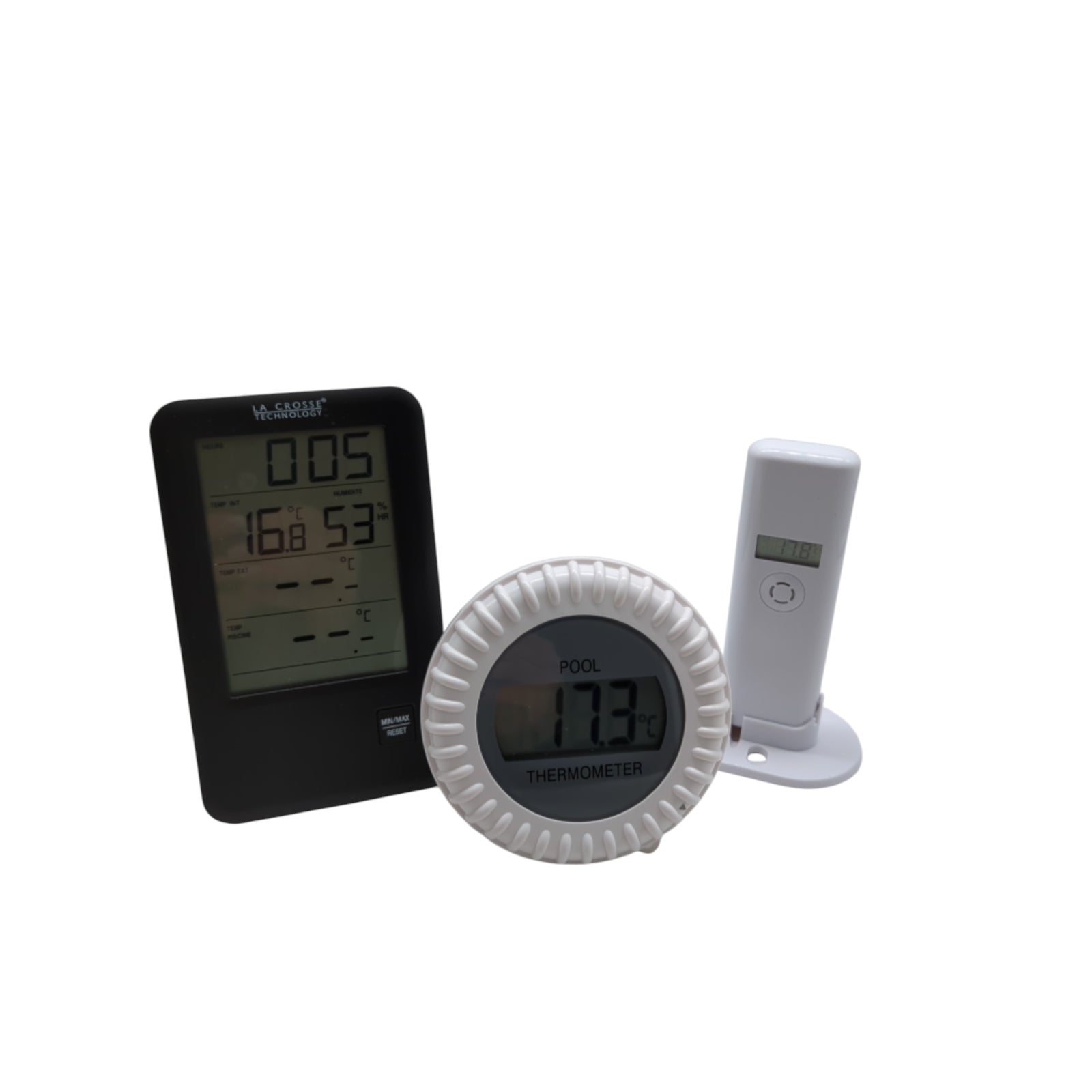 La Crosse Technology WS9068 Temperature Station Pool Sensor Black
