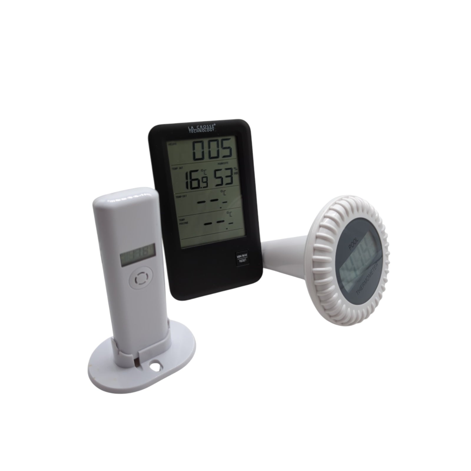 La Crosse Technology WS9068 Temperature Station Pool Sensor Black