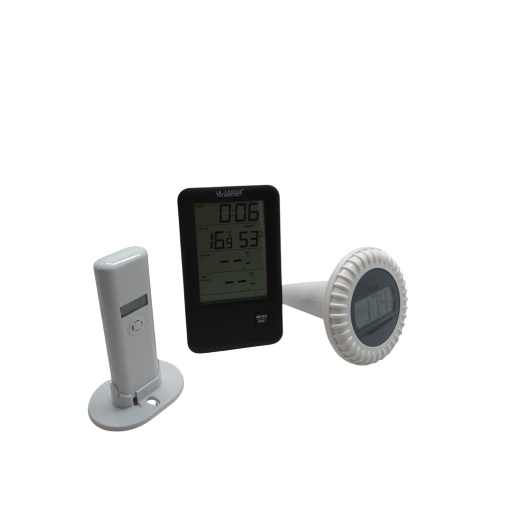 La Crosse Technology WS9068 Temperature Station Pool Sensor Black