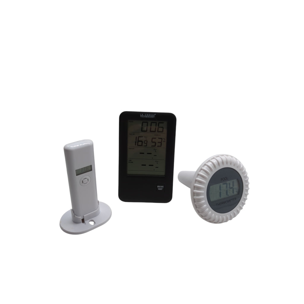 La Crosse Technology WS9068 Temperature Station Pool Sensor Black