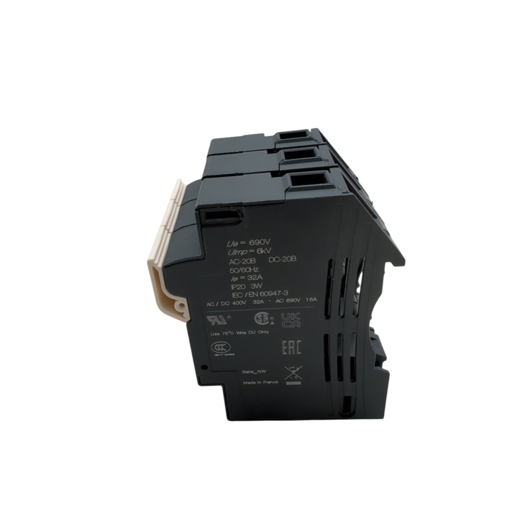 Schneider Fuse holder 3P/N 32A 10 x 38