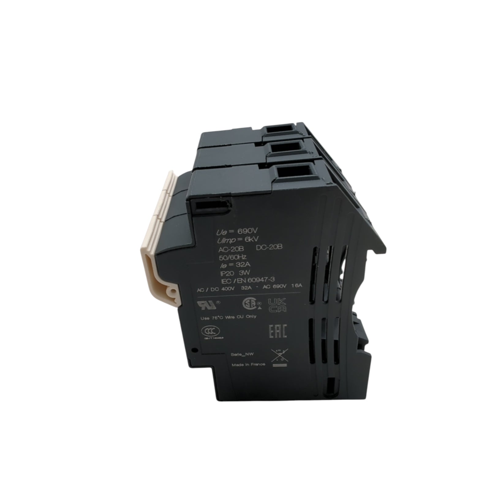 Schneider Fuse holder 3P/N 32A 10 x 38