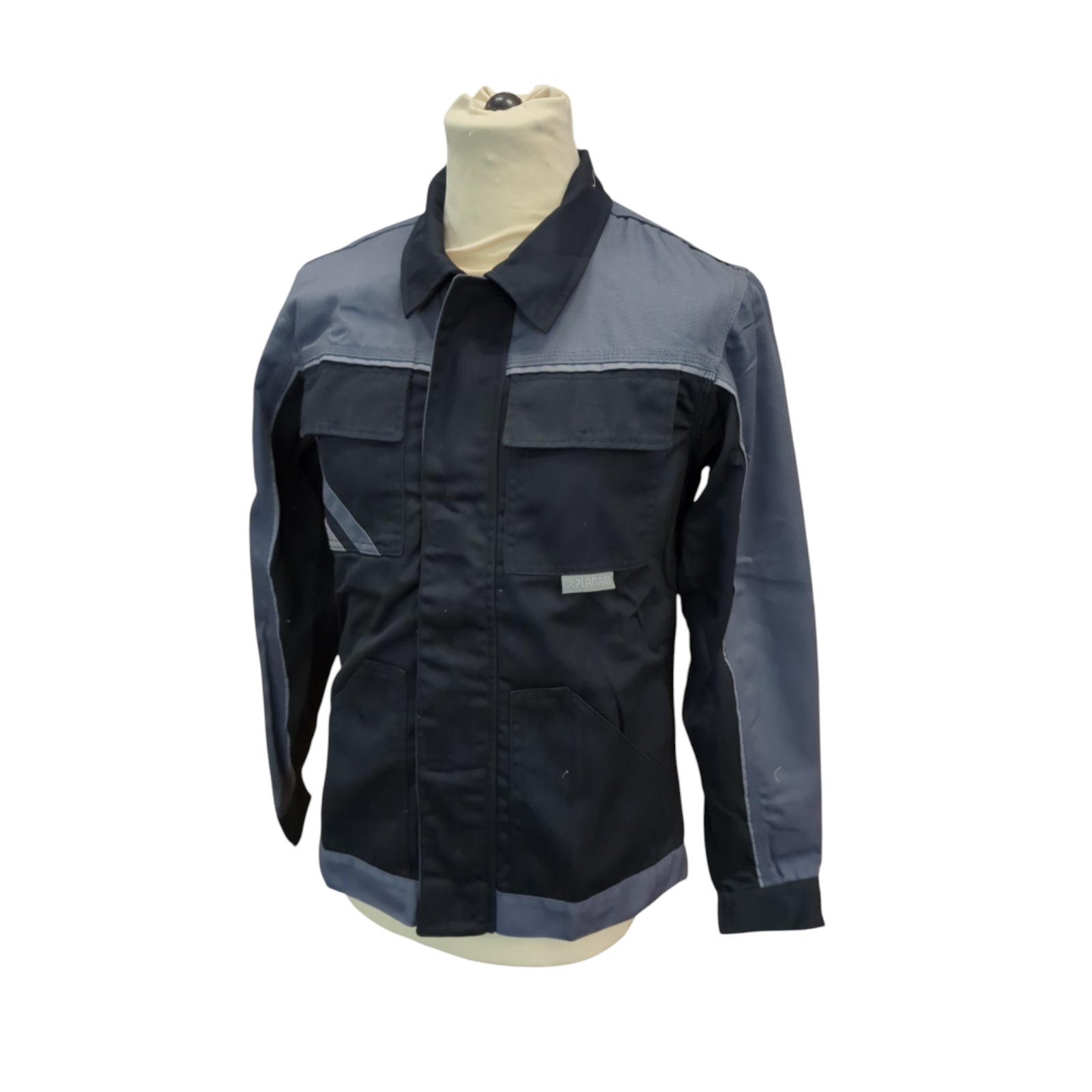Planam Highline 2717 Damen Bundjacke Schwarz Schiefer Zink Größe 36