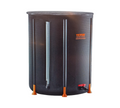 VEVOR Faltbare Regentonne 380 L PVC Wassertank mit Zapfhähnen