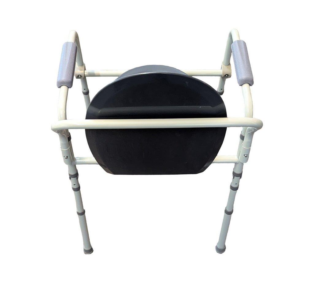 VEVOR Toilettenstuhl Nachtkommode höhenverstellbar 44-59 cm 5,8 L Eimer