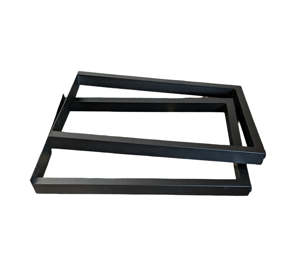 VEVOR Tischkufen 2er-Set 711mm Tischbeine Stahl Schwarz 454kg