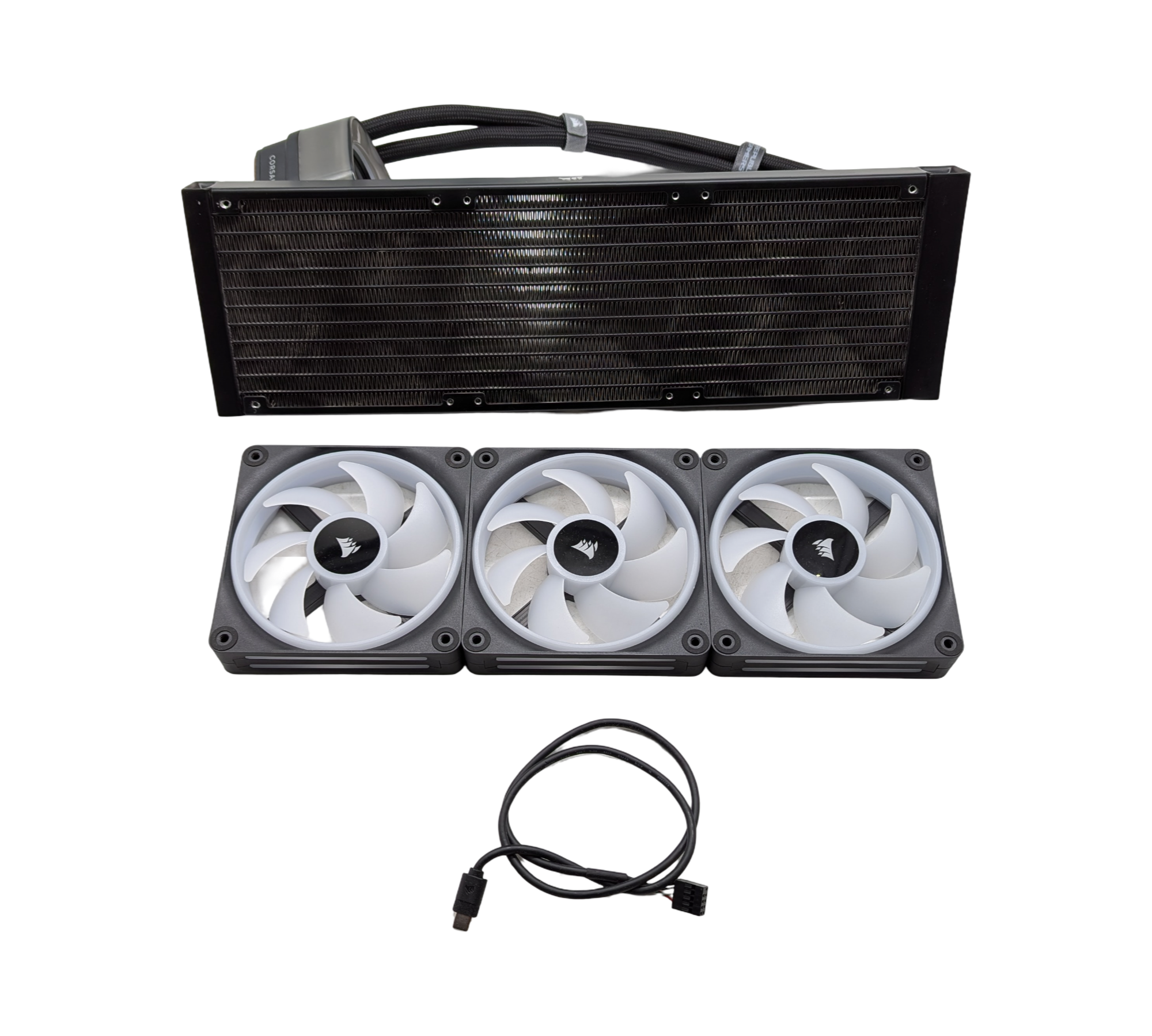 Corsair iCUE LINK H150i LCD RGB CPU-Wasserkühlung Schwarz