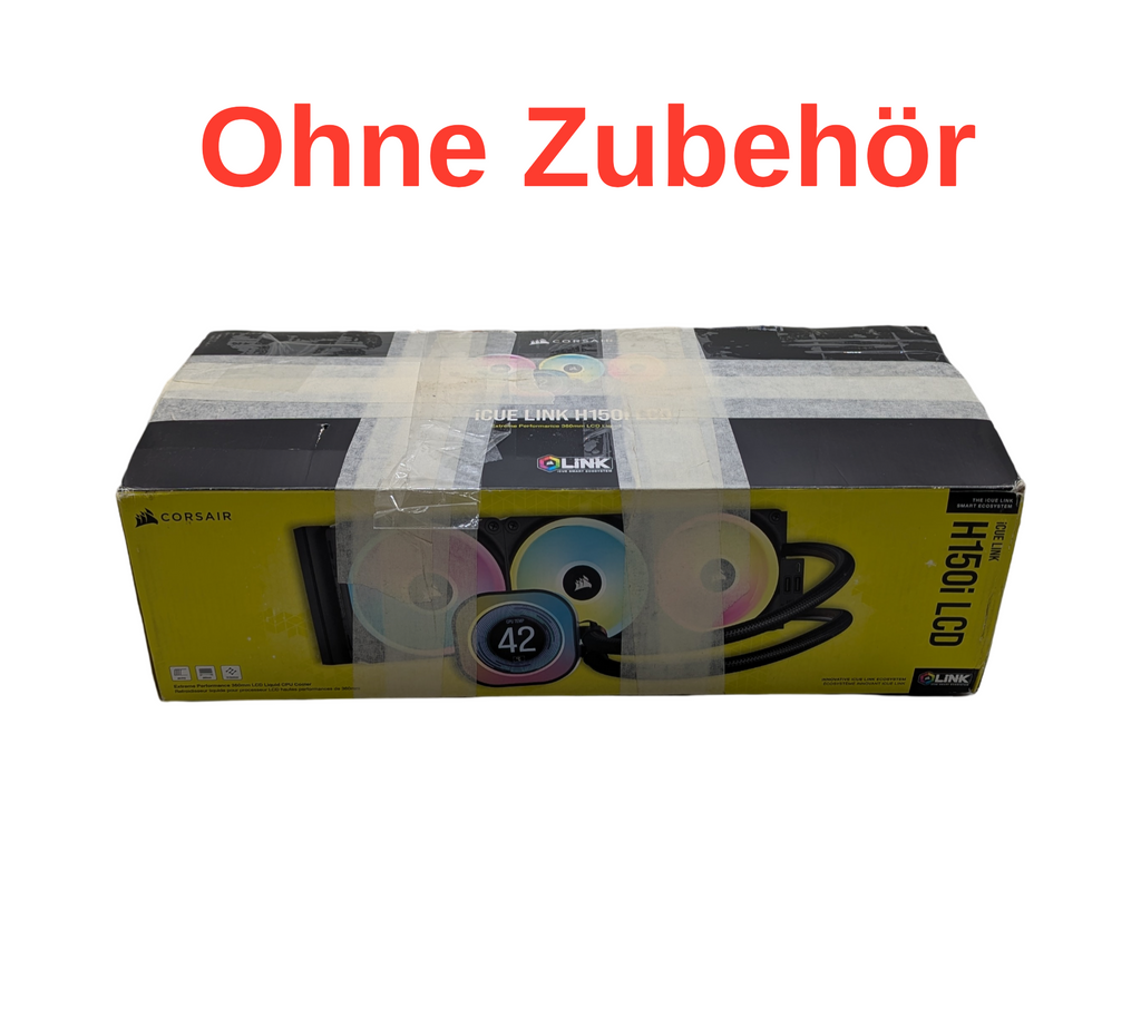 Corsair iCUE LINK H150i LCD RGB CPU-Wasserkühlung Schwarz