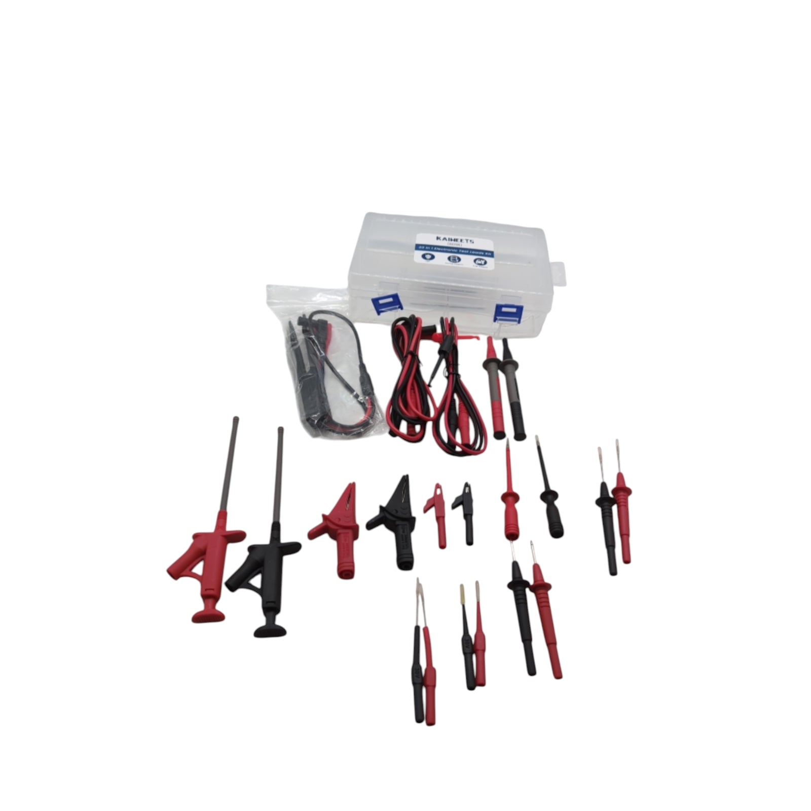 KAIWEETS Test Lead Probe Kit 23-piece Alligator Clips Hooks