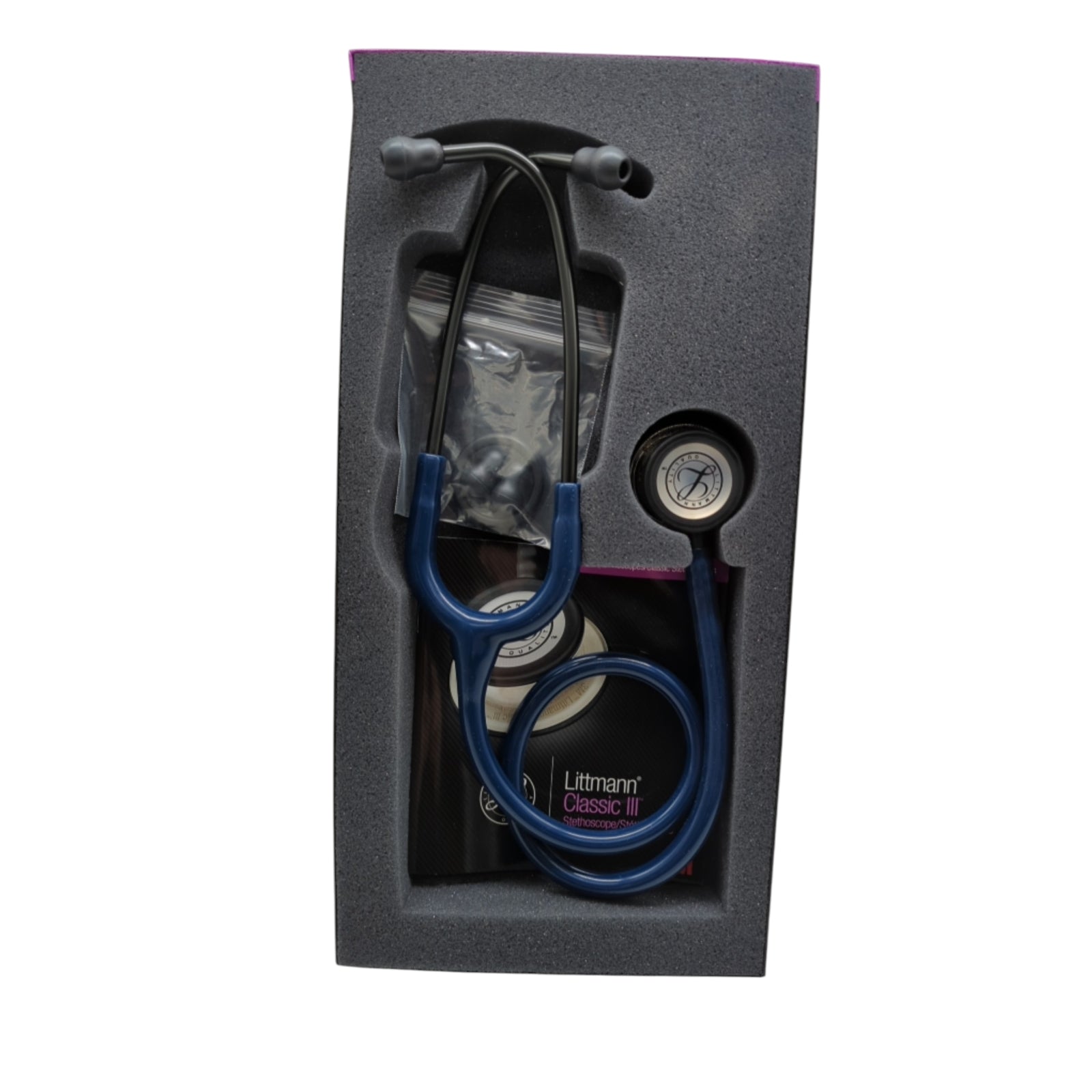 3M Littmann Classic III 5863 Stethoskop marineblau Hochglanz