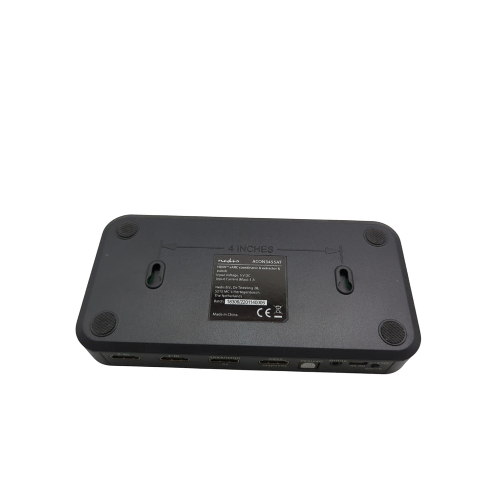Nedis HDMI Splitter Extractor Schalter 3x HDMI eARC Toslink 3,5mm