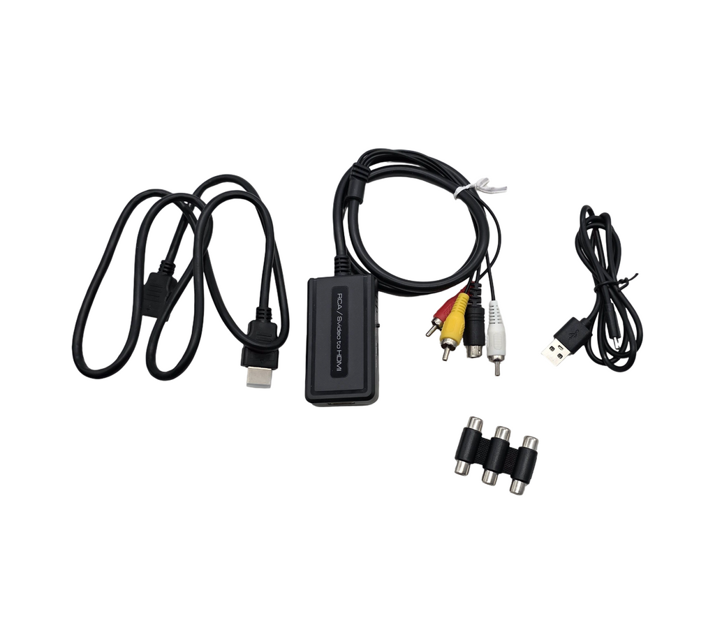 PARUIEN 2-in-1 RCA/S-Video auf HDMI Konverter 720P/1080P