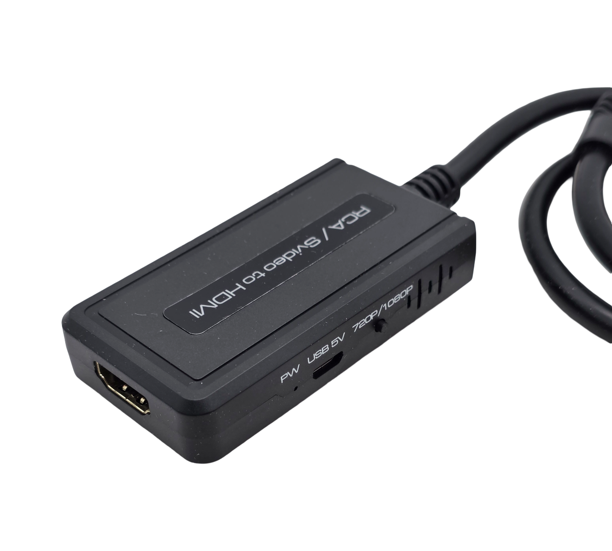 PARUIEN 2-in-1 RCA/S-Video auf HDMI Konverter 720P/1080P