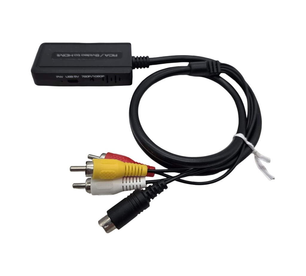 PARUIEN 2-in-1 RCA/S-Video auf HDMI Konverter 720P/1080P