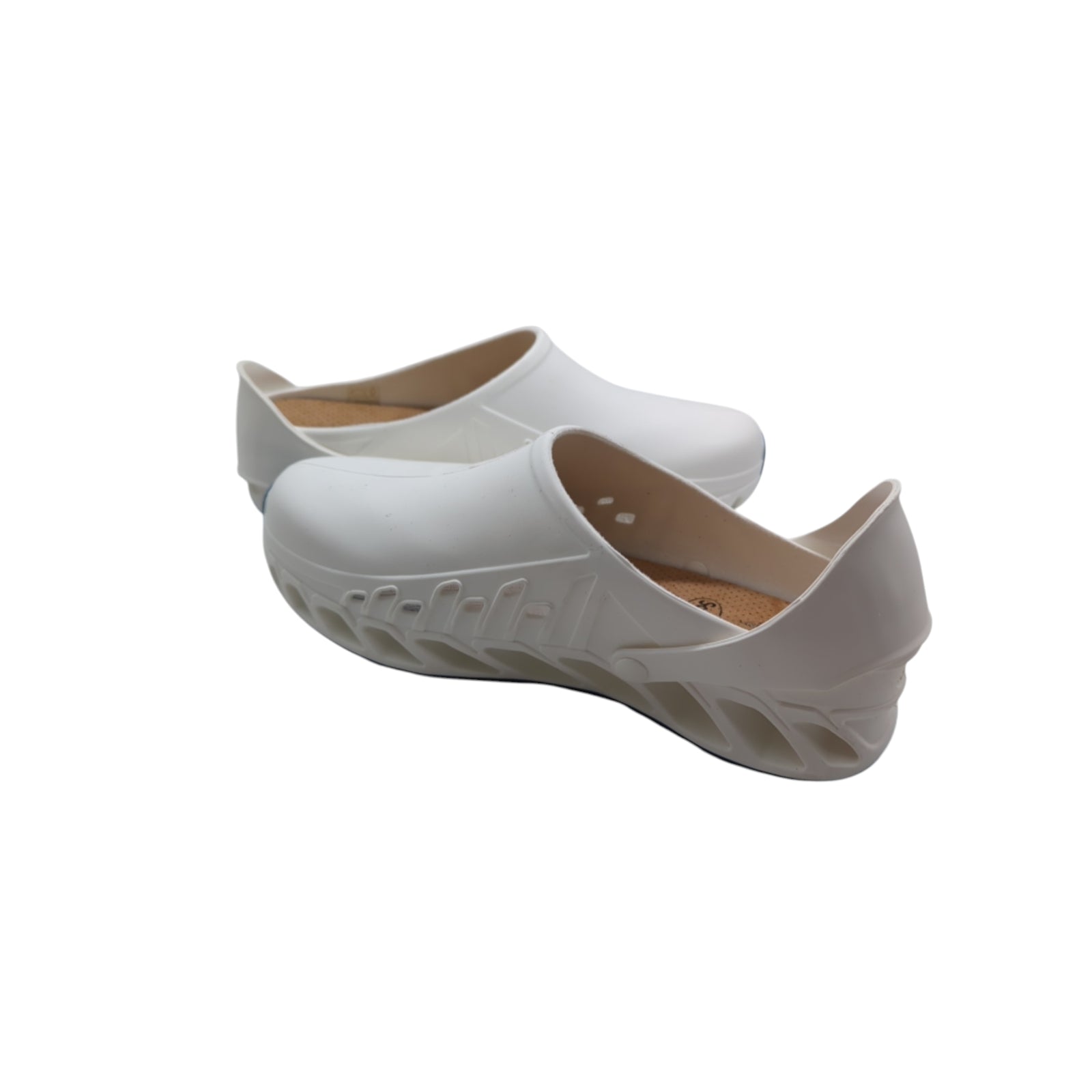 Scholl F293781065410 Unisex Shoes for Healthcare Professionals, White, Size 41