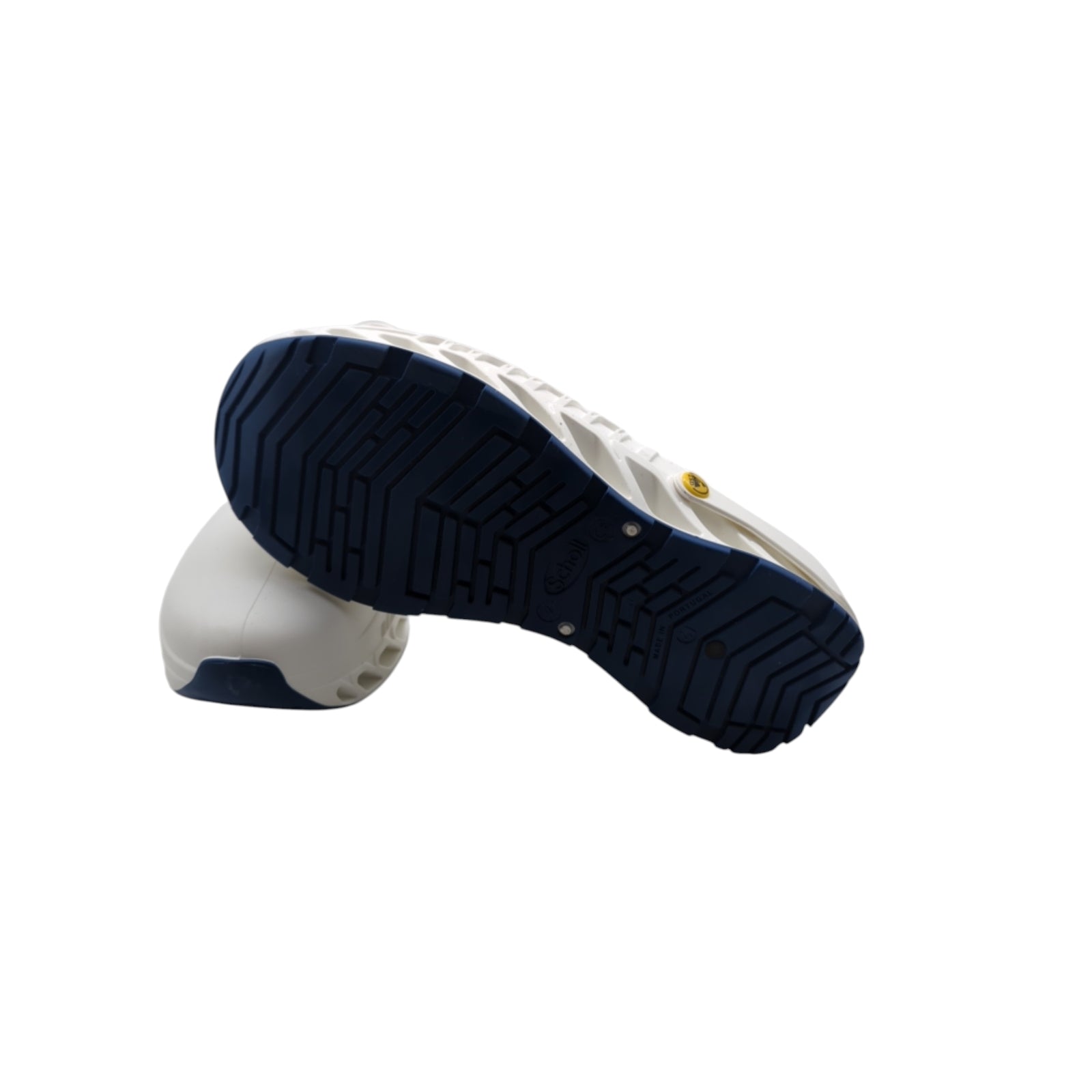 Scholl F293781065410 Unisex Shoes for Healthcare Professionals, White, Size 41