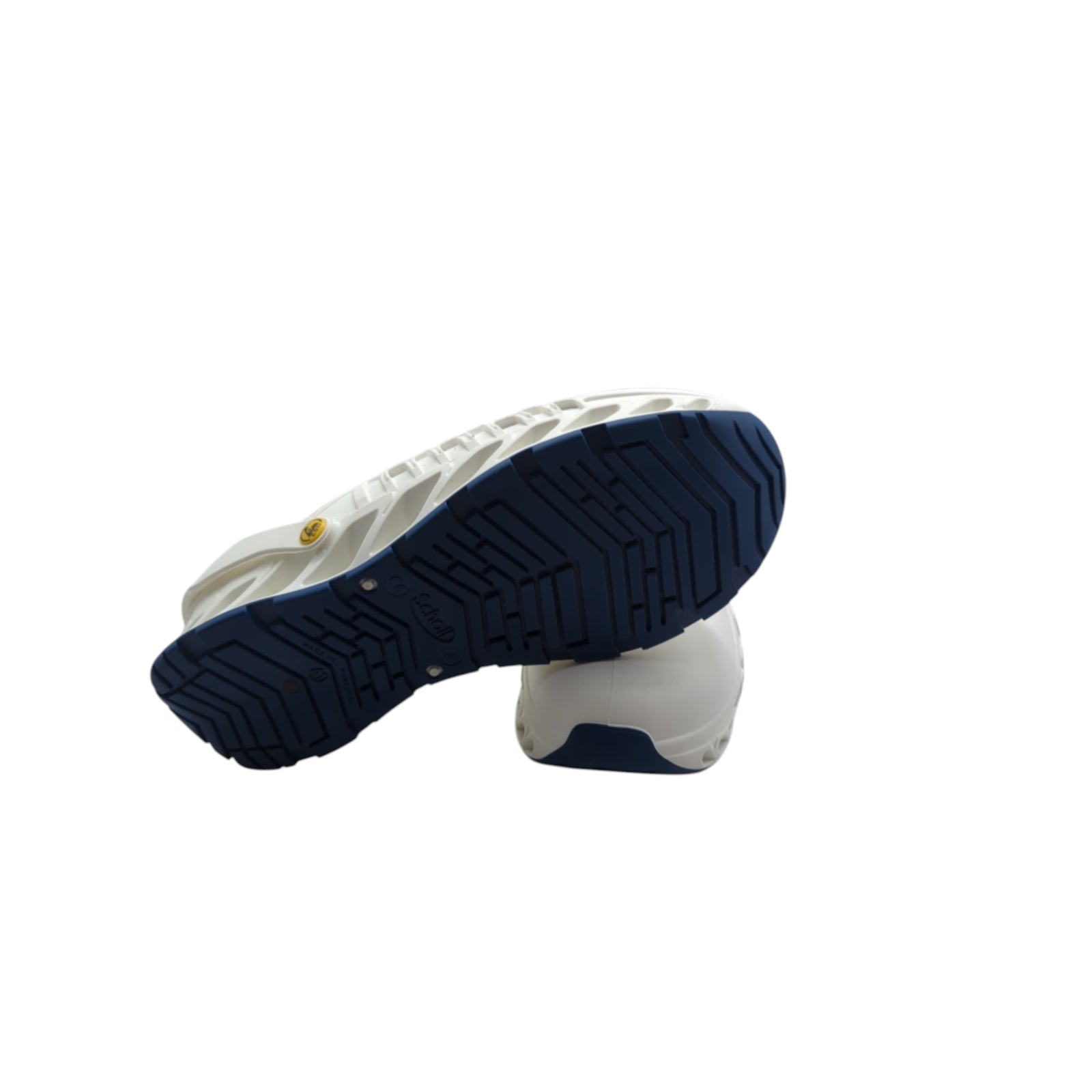 Scholl F293781065410 Unisex Shoes for Healthcare Professionals, White, Size 41