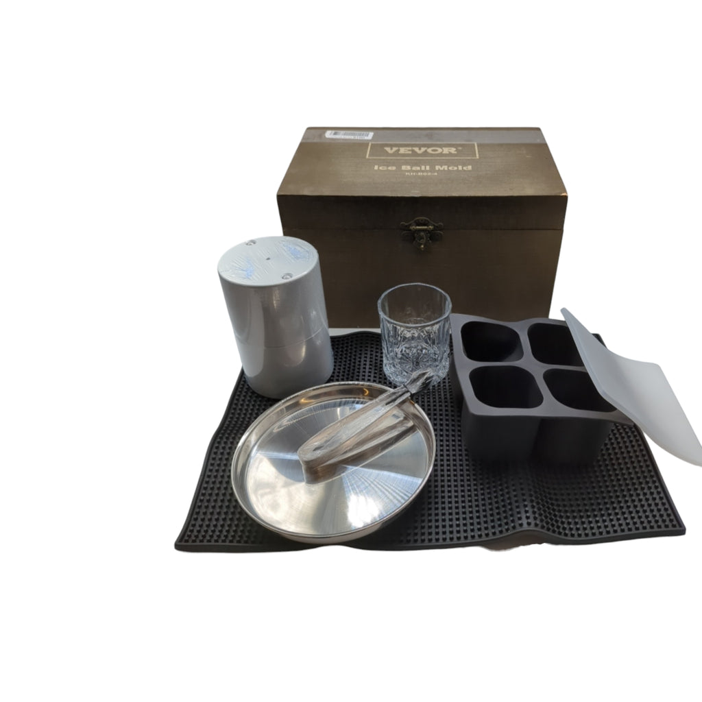 VEVOR Eiskugelpresse Set 60 mm, Eiswürfelform mit Zubehör
