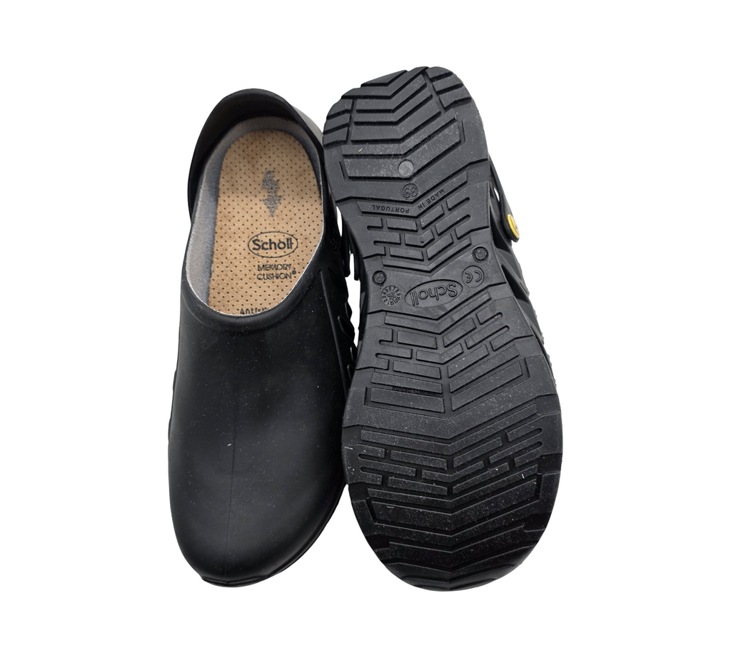 Scholl Unisex Medizinische Berufsschuhe, Schwarz, Gr. 39