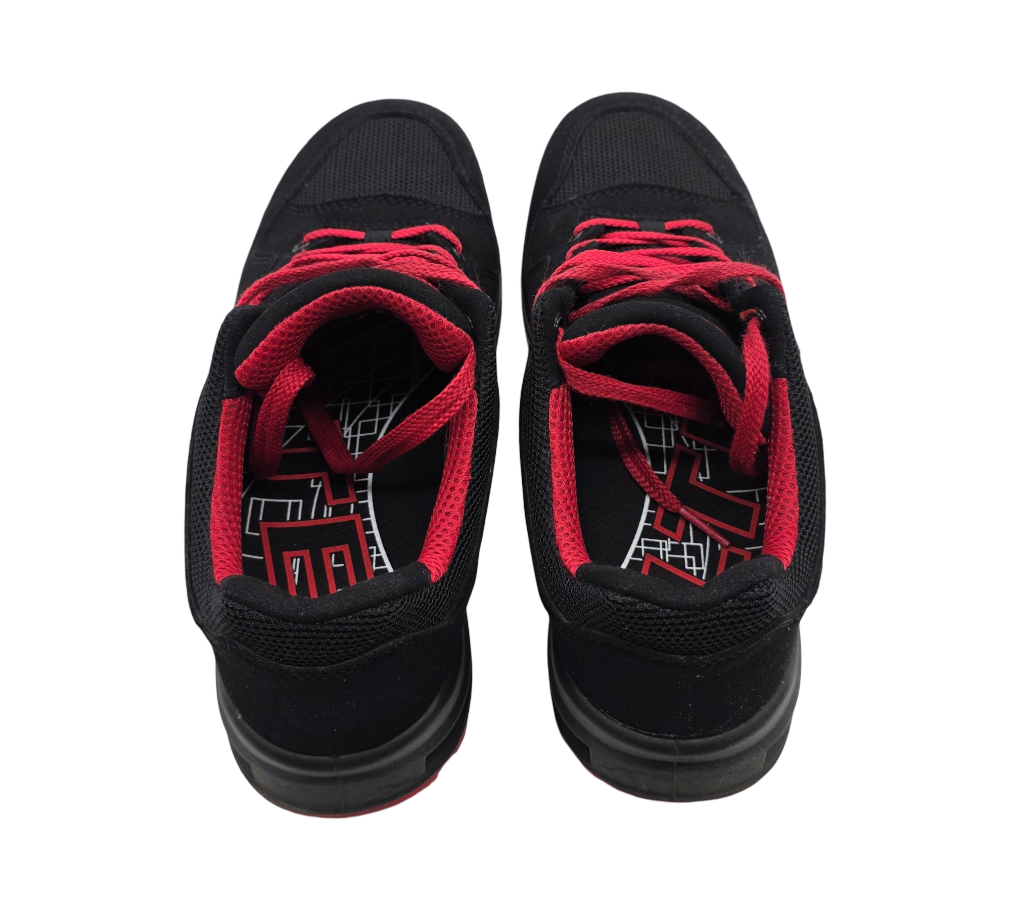 ELTEN LAKERS XXT Low ESD S1P Sicherheitsschuhe, Schwarz/Rot, Gr. 42