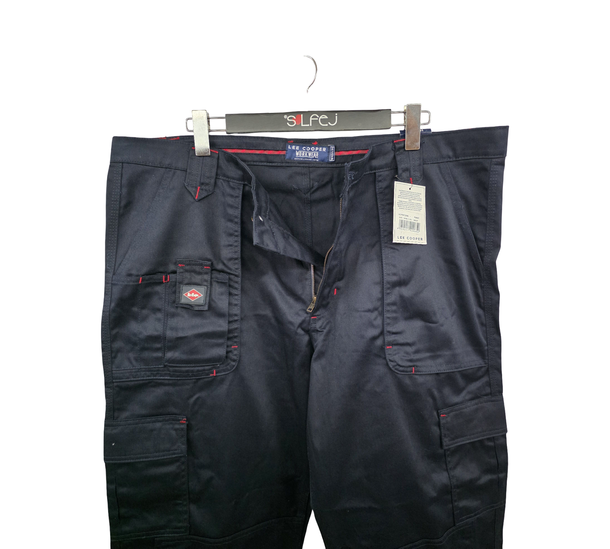 Lee Cooper LCPNT206 Arbeits-Cargohose, Marineblau, W42/L31
