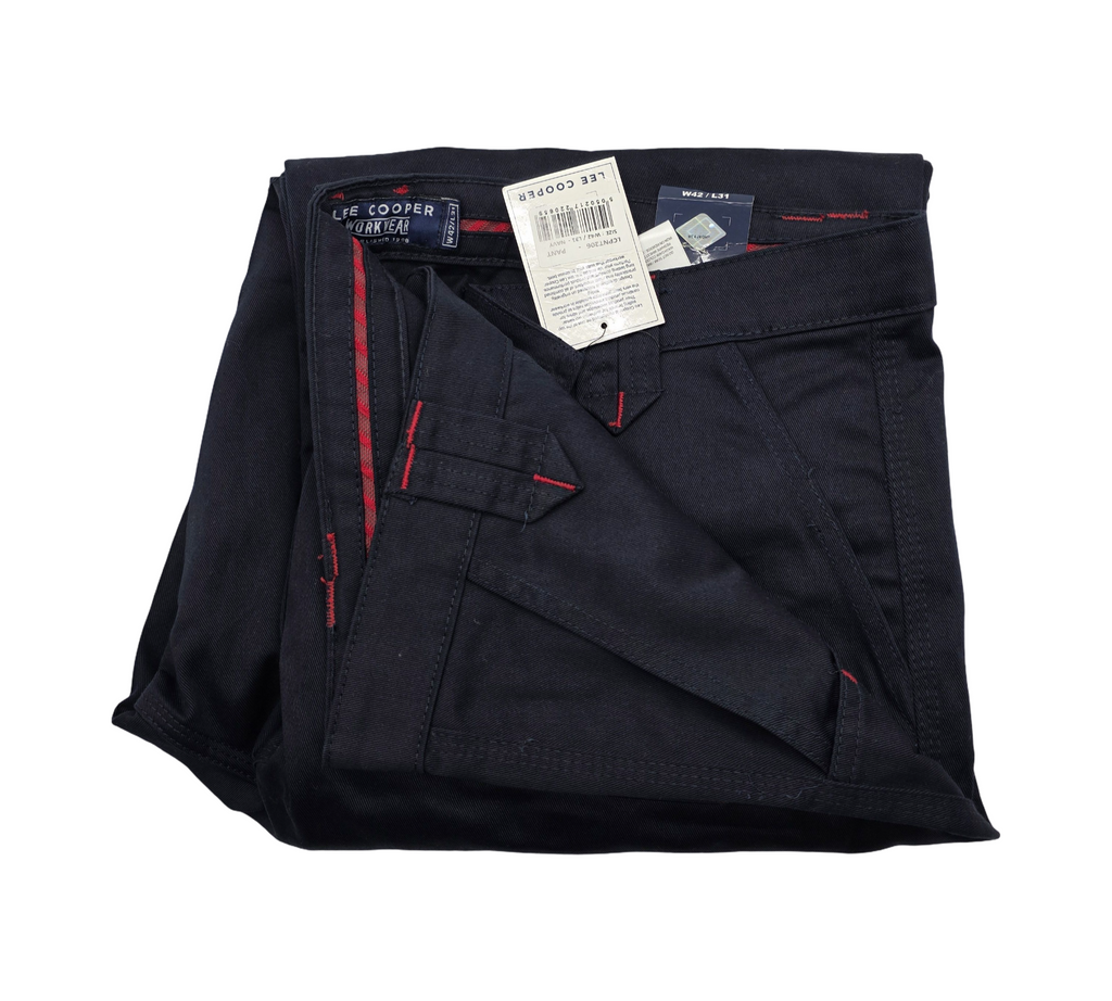 Lee Cooper LCPNT206 Arbeits-Cargohose, Marineblau, W42/L31