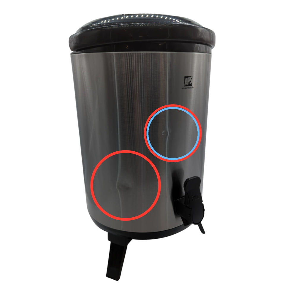 APS Iso-Dispenser 9.5 L, stainless steel, 24 × 42 cm