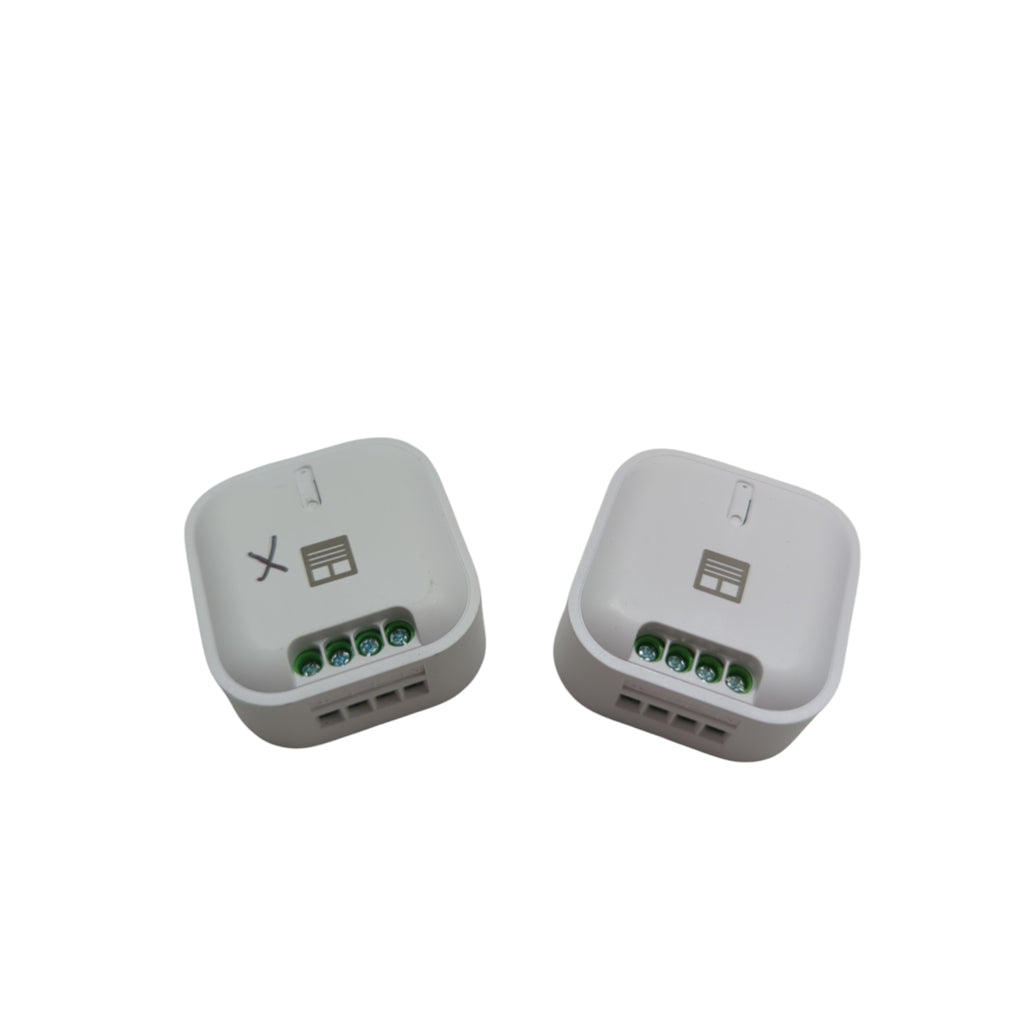 DiO Connected Home Rollladen-Set mit 2 Modulen 3-Kanal Fernbedienung für Wohn- und Geschäftsräume