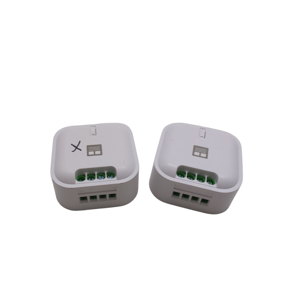 DiO Connected Home Rollladen-Set mit 2 Modulen 3-Kanal Fernbedienung für Wohn- und Geschäftsräume