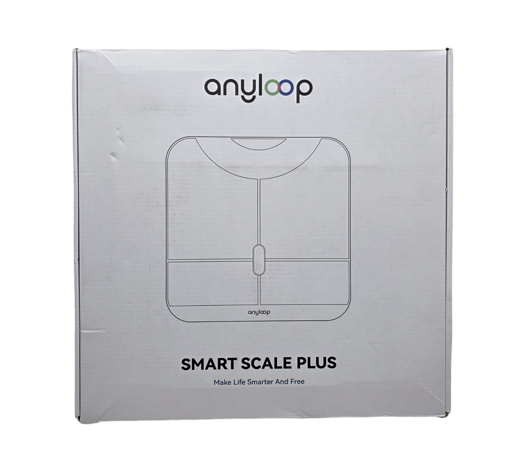 Anyloop Digital Body Weight Scale with App Connectivity, Bluetooth, up to 180 kg