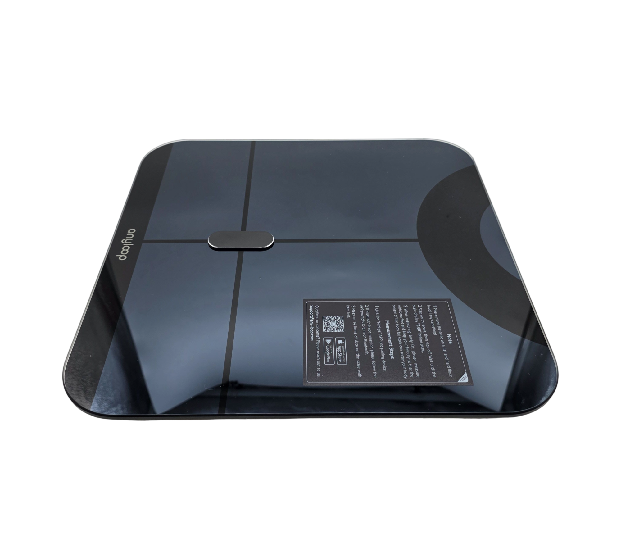 Anyloop Digital Body Weight Scale with App Connectivity, Bluetooth, up to 180 kg