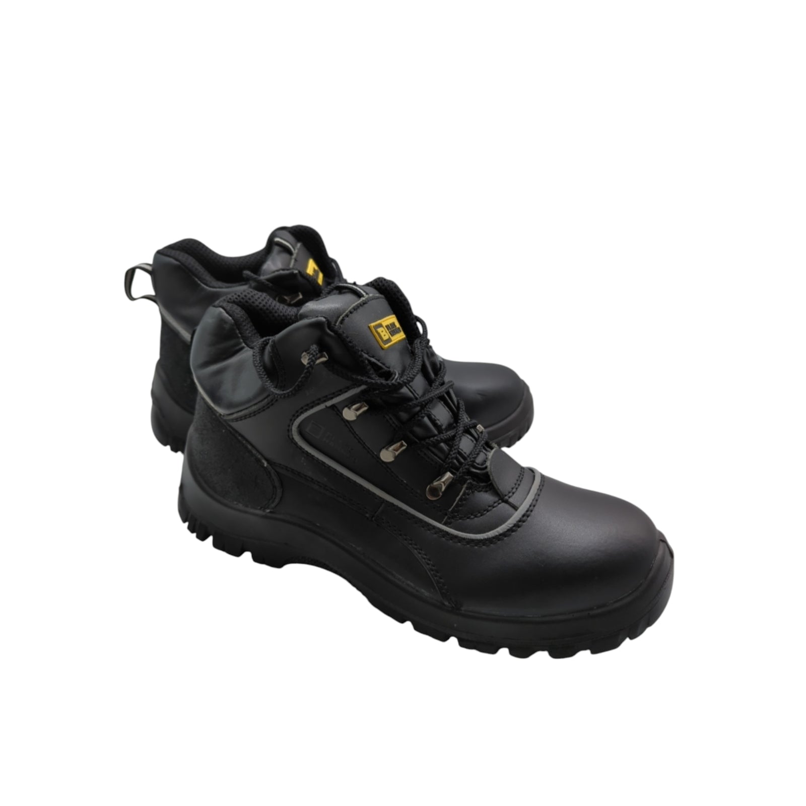 BLACK HAMMER 7752 S3 SRC Sicherheitsstiefel Herren Stahlkappe Gr. 46 Schwarz
