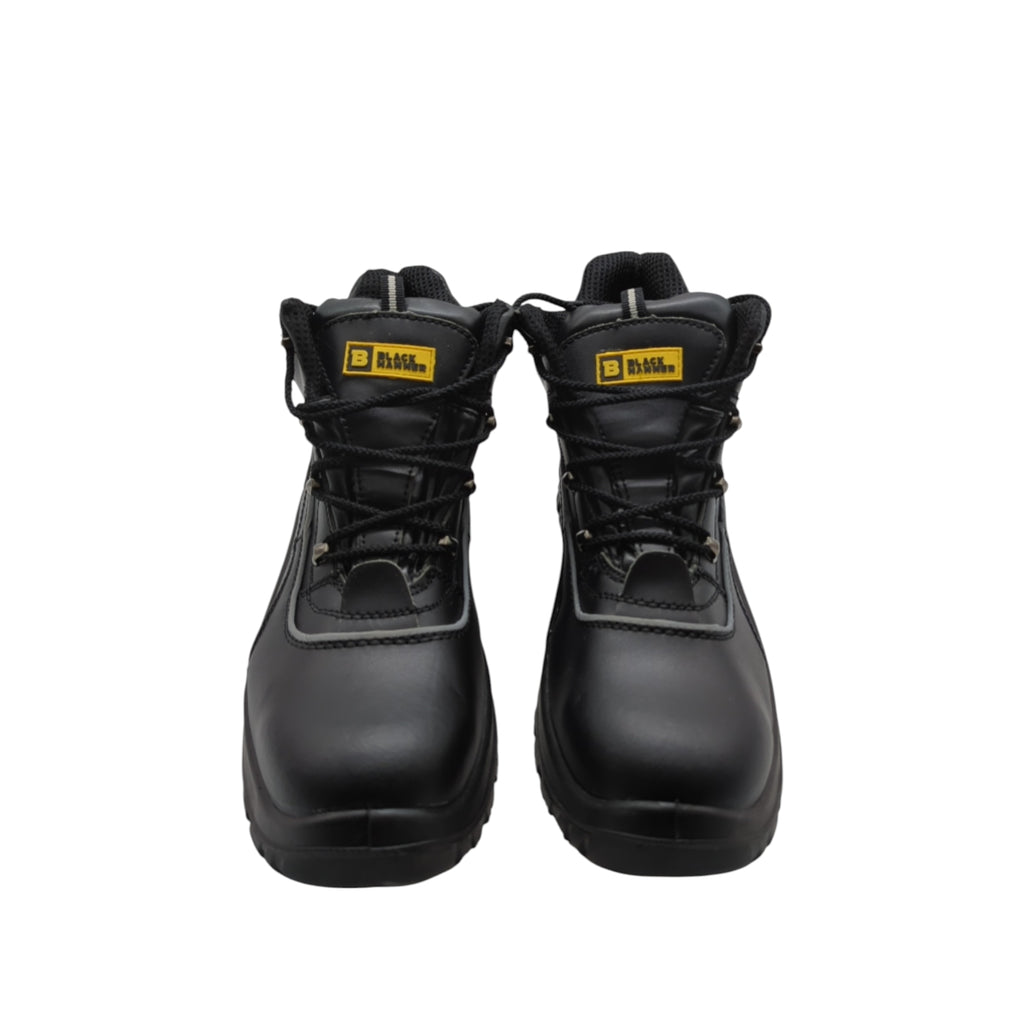 BLACK HAMMER 7752 S3 SRC Sicherheitsstiefel Herren Stahlkappe Gr. 46 Schwarz