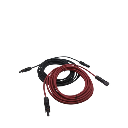 hb-digital PV Cable Extension 6 mm² Solar Cable Photovoltaic Red Black