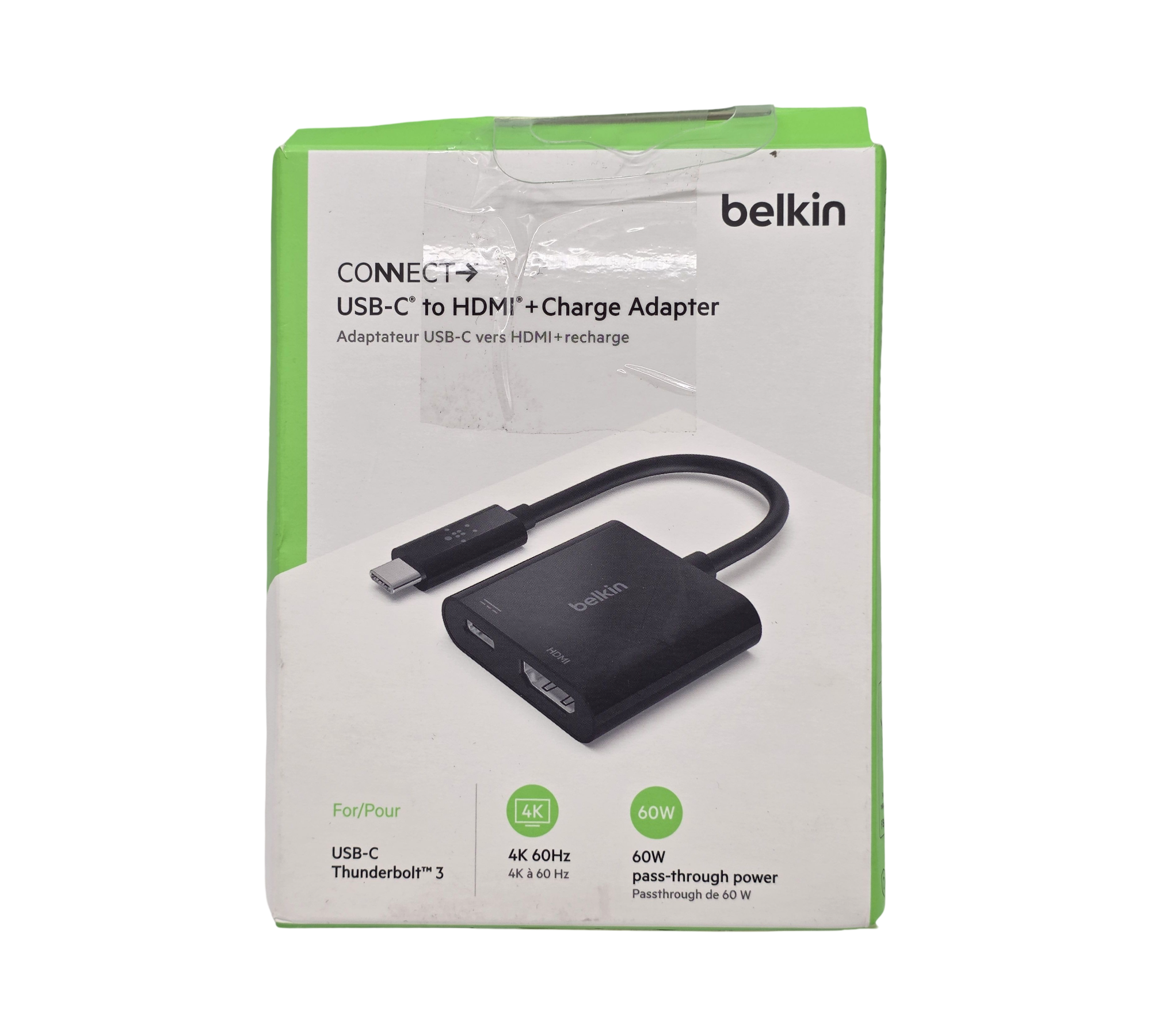 Belkin USB-C HDMI Adapter 4K UHD Ladefunktion Power Passthrough 60W