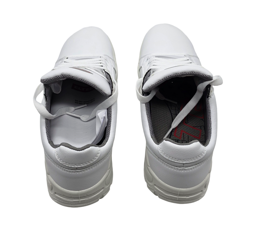 ELTEN WHITE Loop Low ESD S2 Sicherheitsschuhe Herren Stahlkappe Gr. 44 Weiß