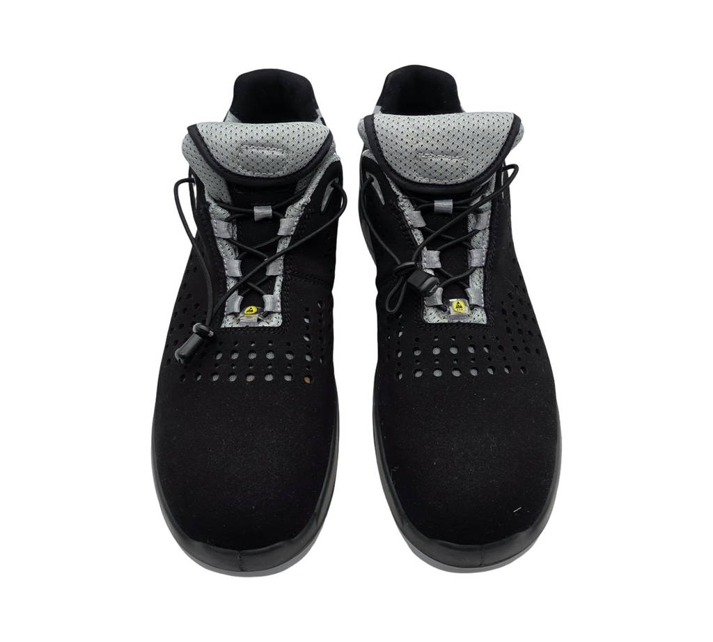 ELTEN Impulse Grey Low ESD S1 Sicherheitsschuhe Herren Gr. 46 Grau