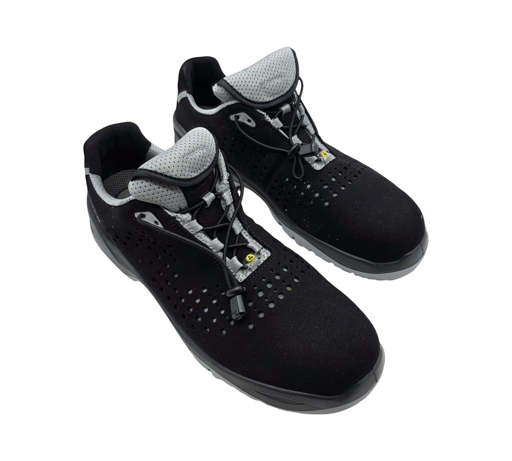 ELTEN Impulse Grey Low ESD S1 Sicherheitsschuhe Herren Gr. 46 Grau