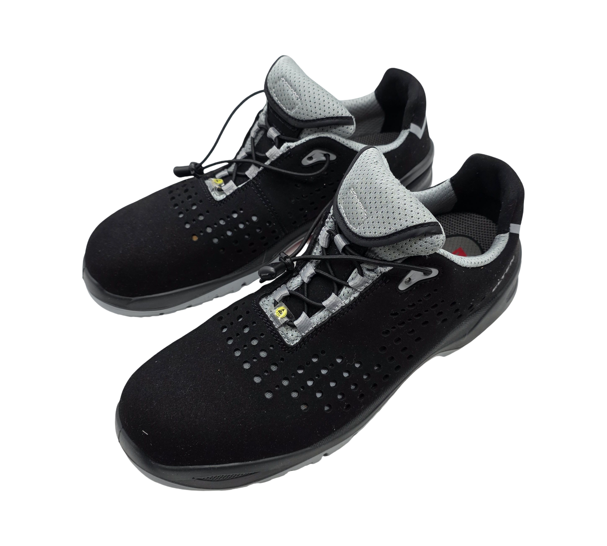 ELTEN Impulse Grey Low ESD S1 Sicherheitsschuhe Herren Gr. 46 Grau