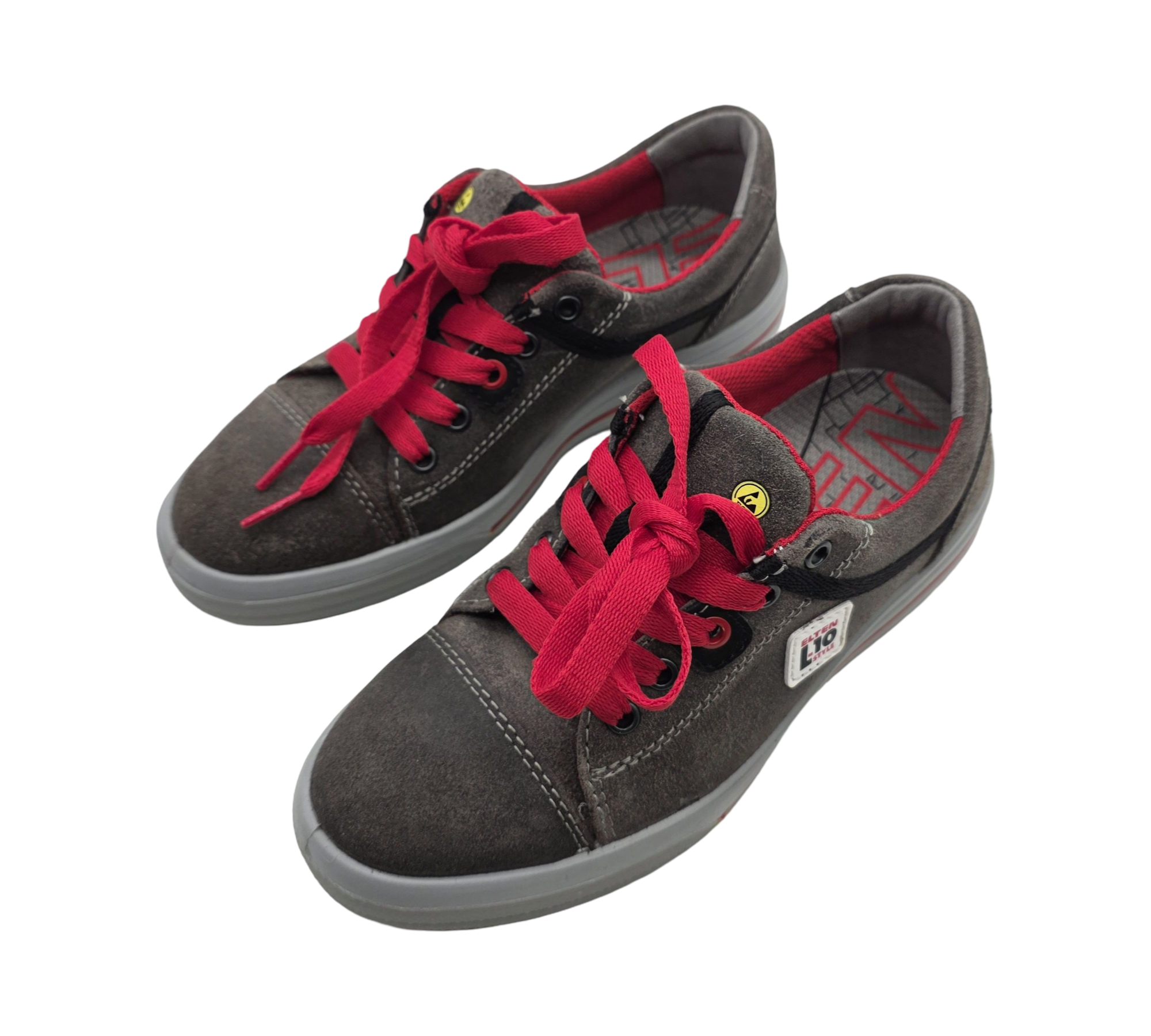 ELTEN VINTAGE Lady Low ESD S3 Safety Shoes for Women, Steel Toe, Size 36, Grey