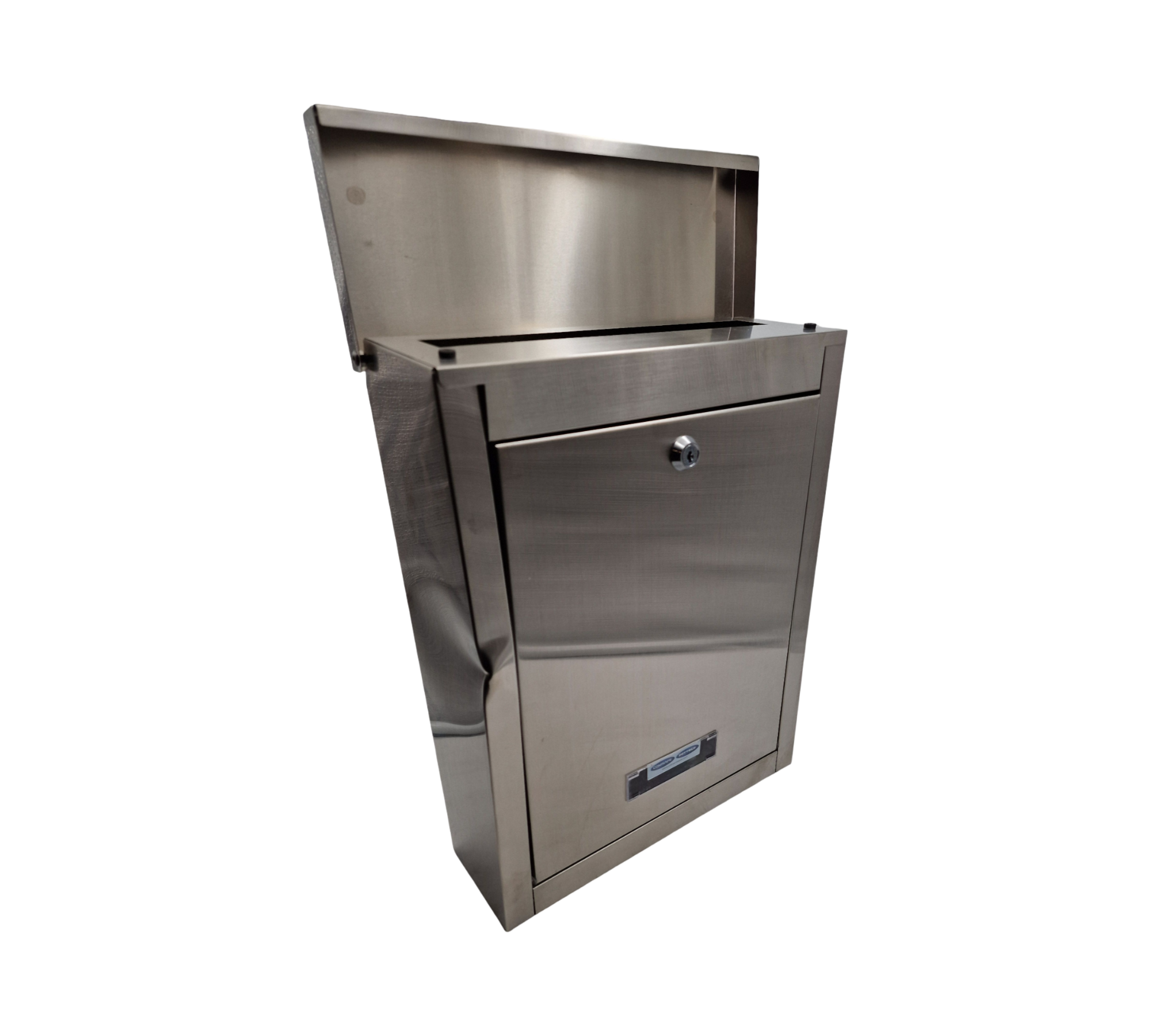Rottner Brighton Wandbriefkasten Edelstahl Briefkasten Inox Silber