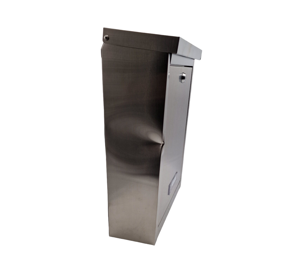 Rottner Brighton Wandbriefkasten Edelstahl Briefkasten Inox Silber
