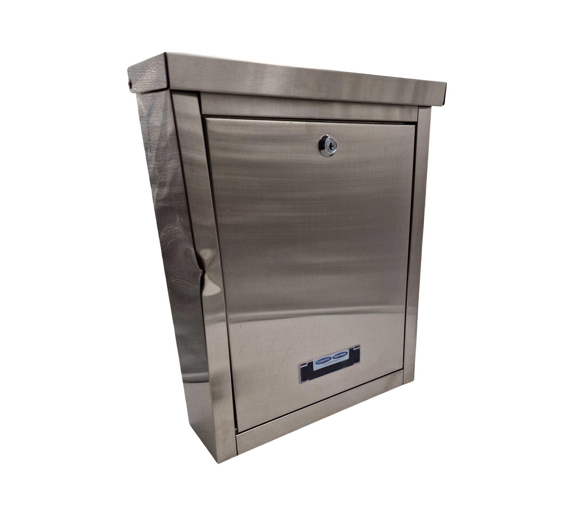 Rottner Brighton Wandbriefkasten Edelstahl Briefkasten Inox Silber