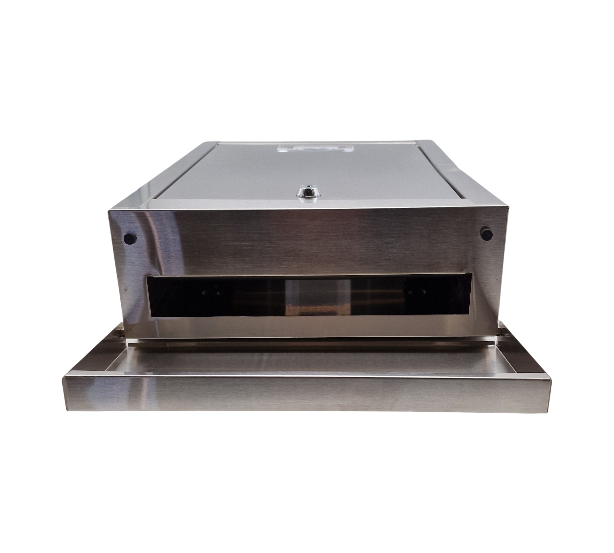 Rottner Brighton Wandbriefkasten Edelstahl Briefkasten Inox Silber