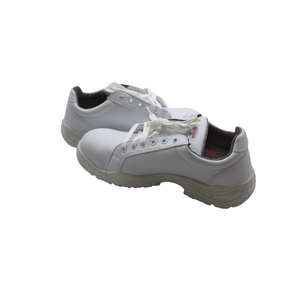 ELTEN WHITE Loop Low ESD S2 Sicherheitsschuhe Herren Stahlkappe Gr. 43 Weiß