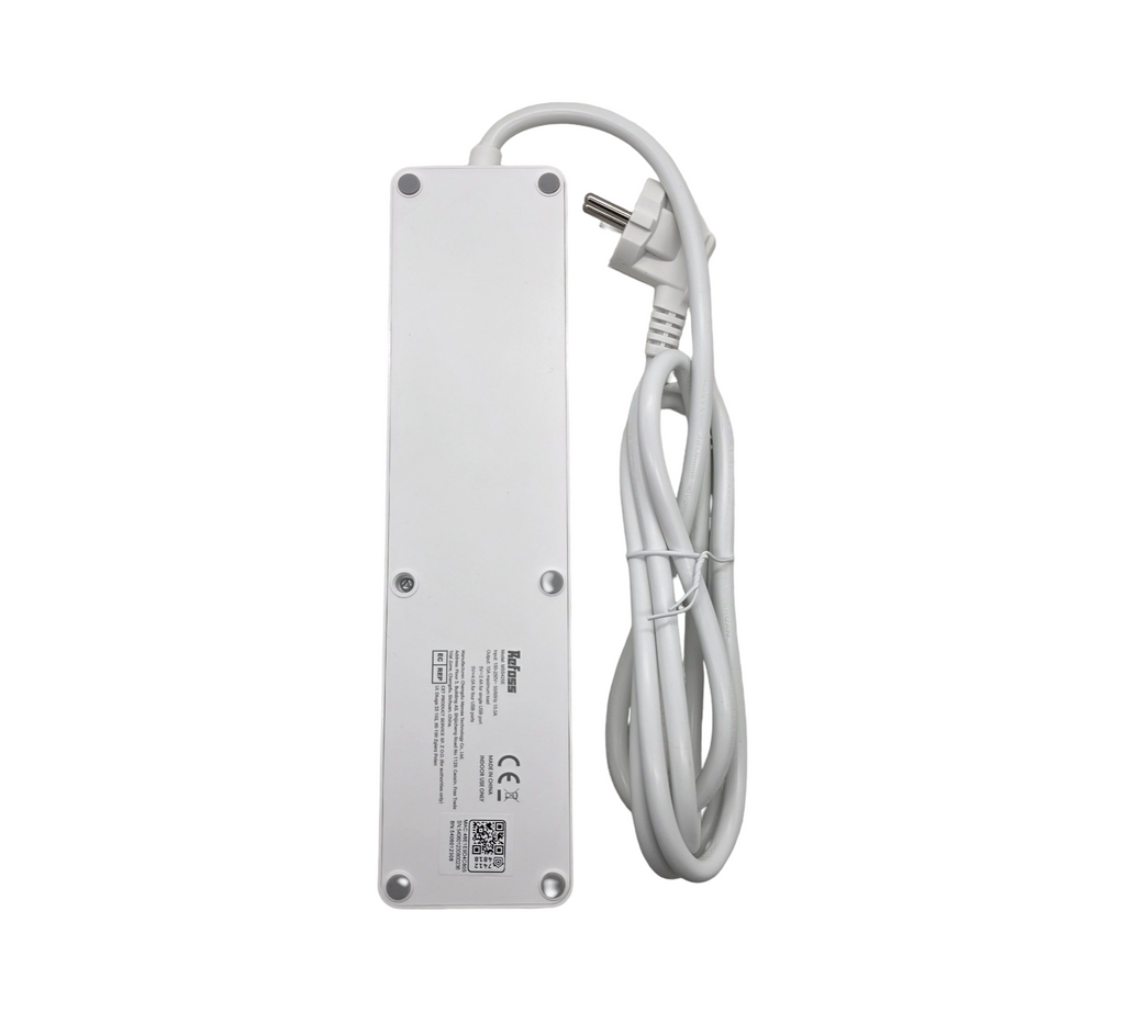 Refoss Smarte Steckdosenleiste WiFi 3 Steckdosen 4 USB HomeKit Alexa