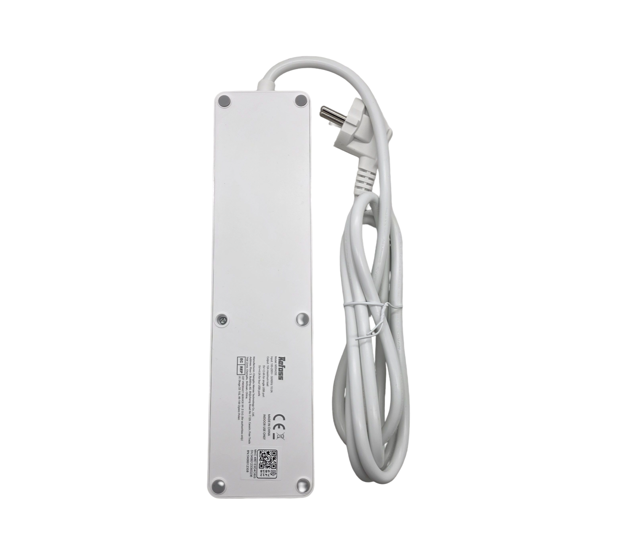 Refoss Smarte Steckdosenleiste WiFi 3 Steckdosen 4 USB HomeKit Alexa