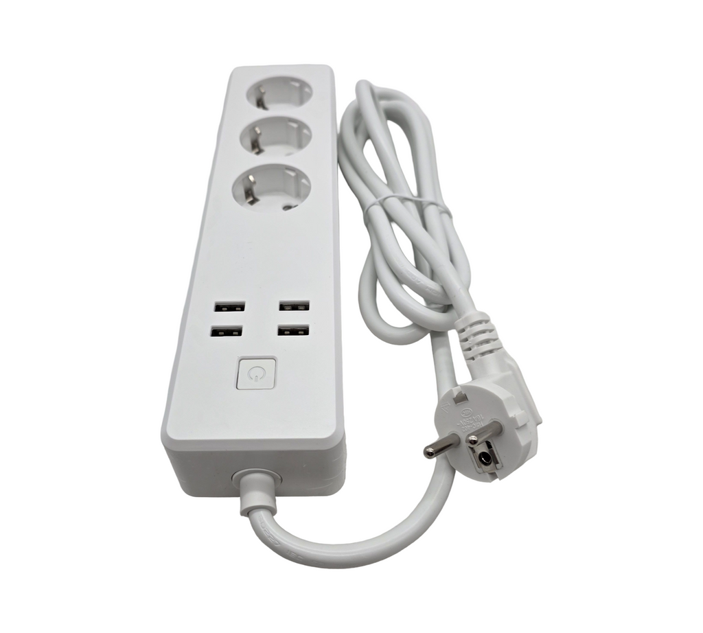 Refoss Smarte Steckdosenleiste WiFi 3 Steckdosen 4 USB HomeKit Alexa