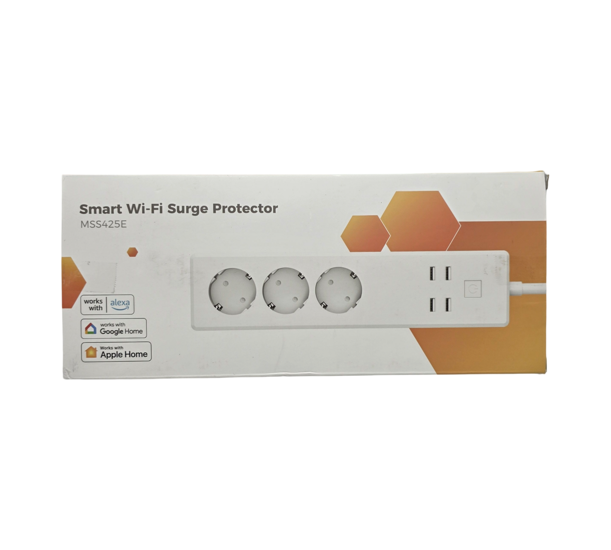 Refoss Smarte Steckdosenleiste WiFi 3 Steckdosen 4 USB HomeKit Alexa