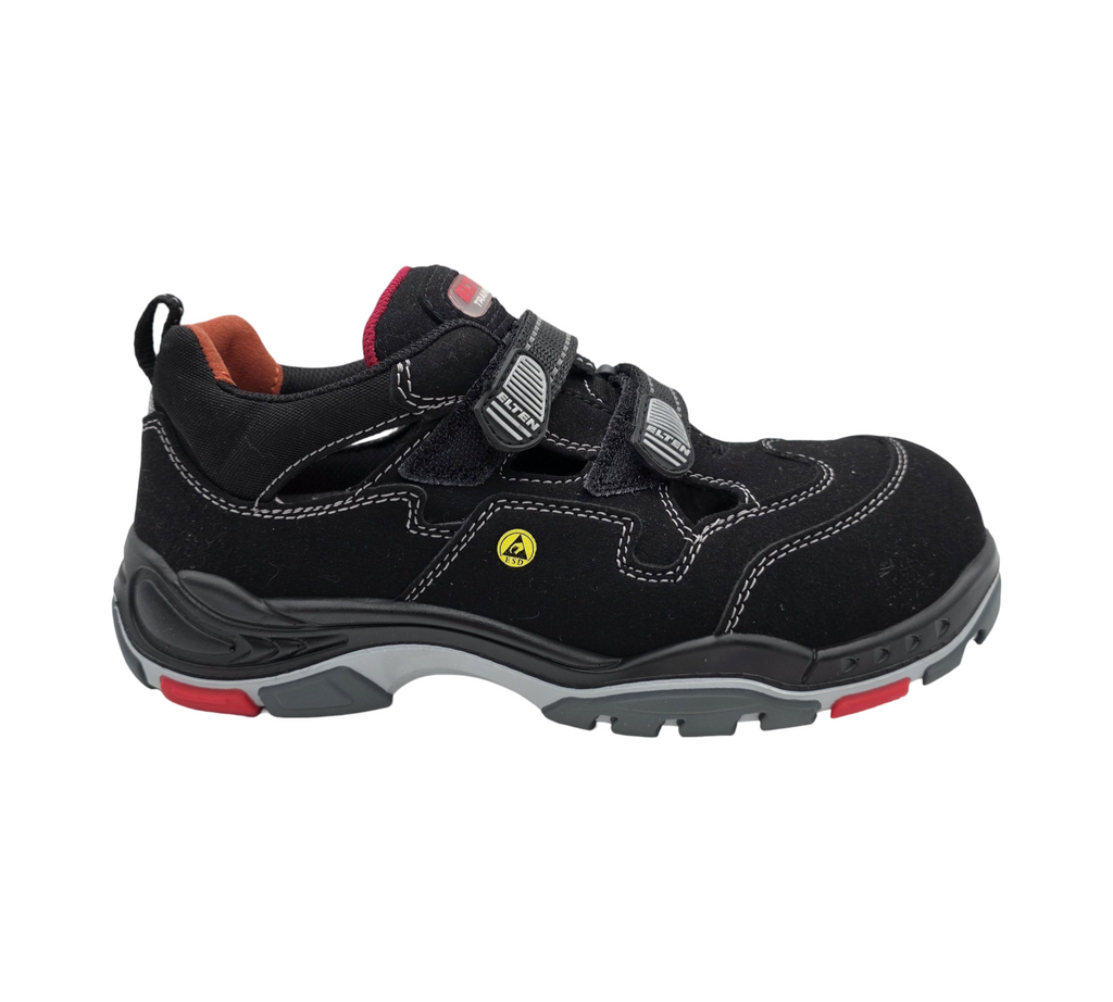 ELTEN SCOTT ESD S1P Sicherheitsschuhe Unisex Kunststoffkappe Gr. 40 Schwarz